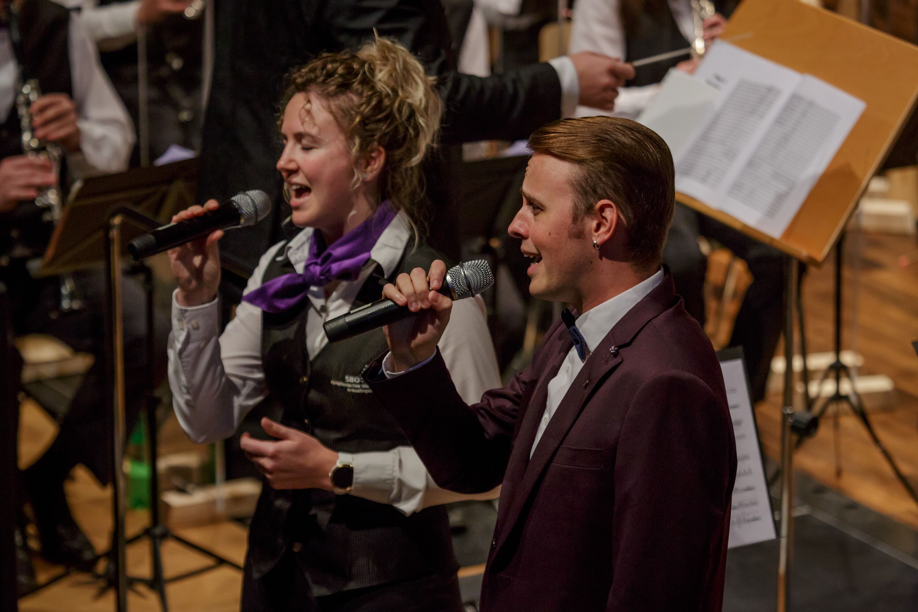 Duett von Livia Fattorelli und Luca Zimmermann am Symphonia Summernight